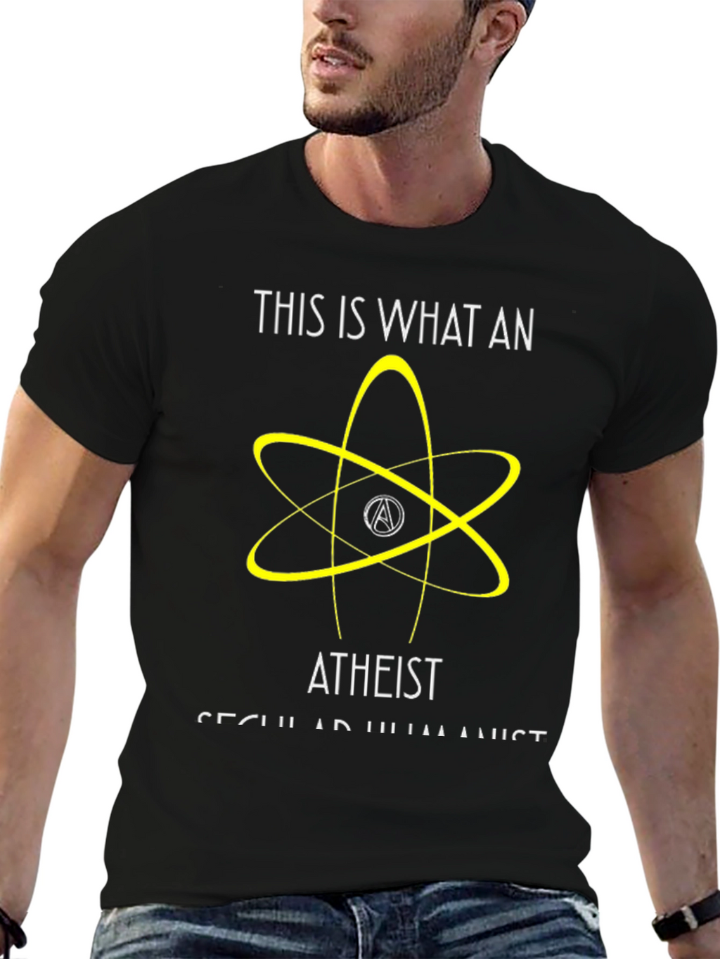 Atheist Atom T-Shirt - Secular Humanist Tee