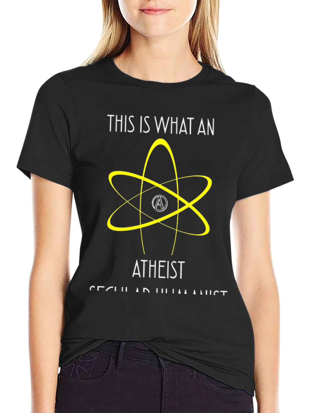 Atheist Atom T-Shirt - Secular Humanist Tee