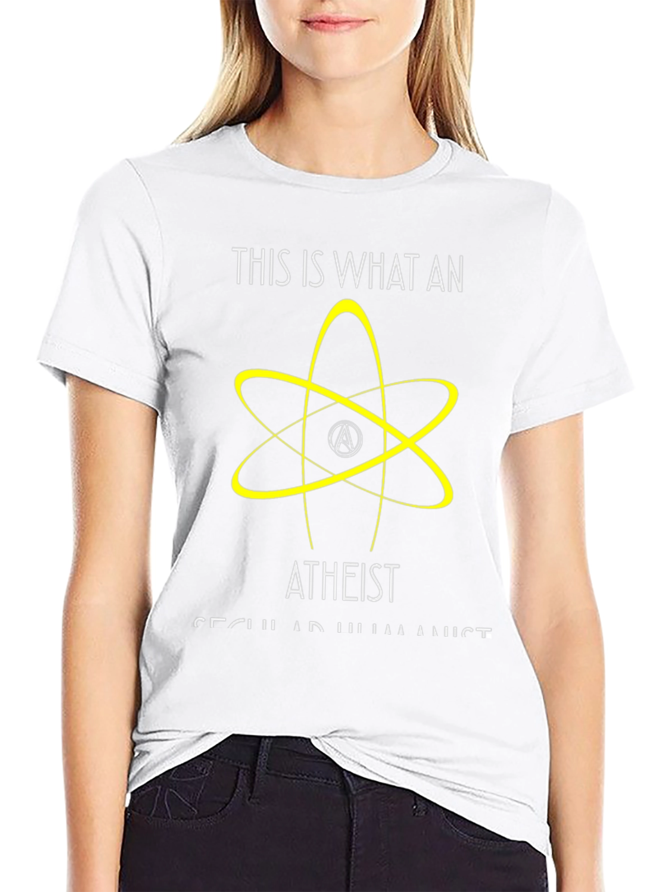 Atheist Atom T-Shirt - Secular Humanist Tee