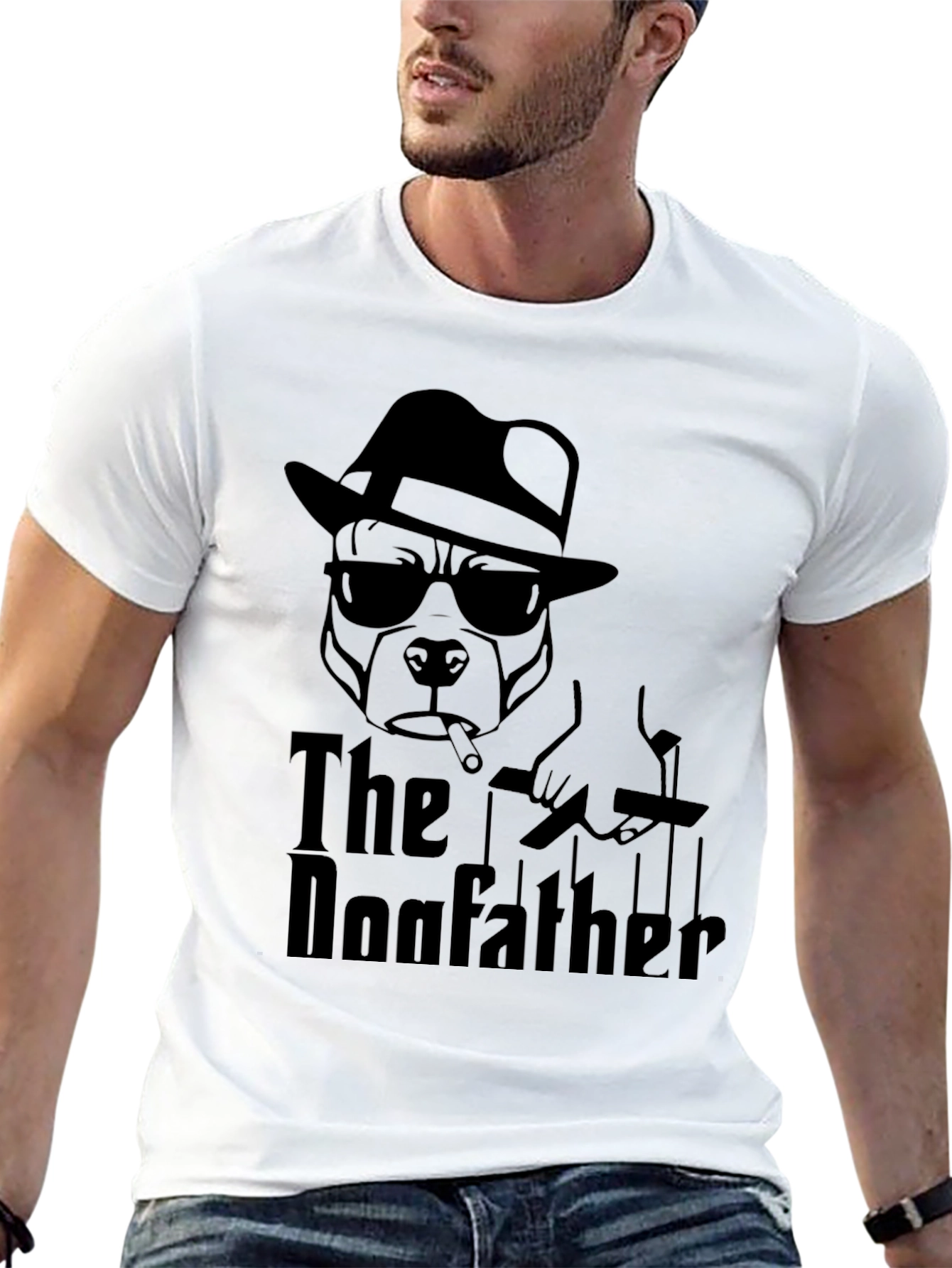 The Dogfather T-Shirt - Funny Graphic Tee
