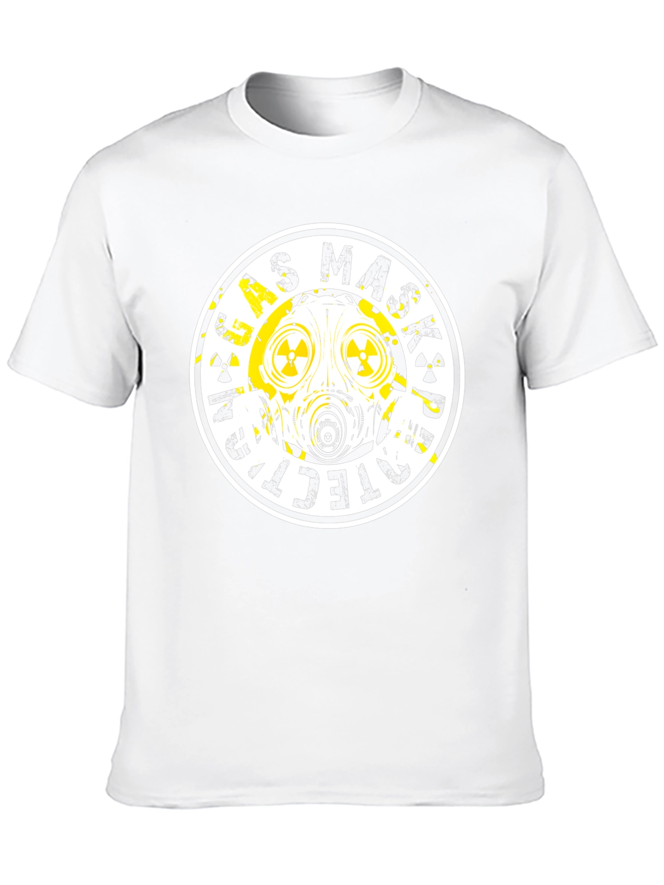 Gas Mask Protection Black T-Shirt