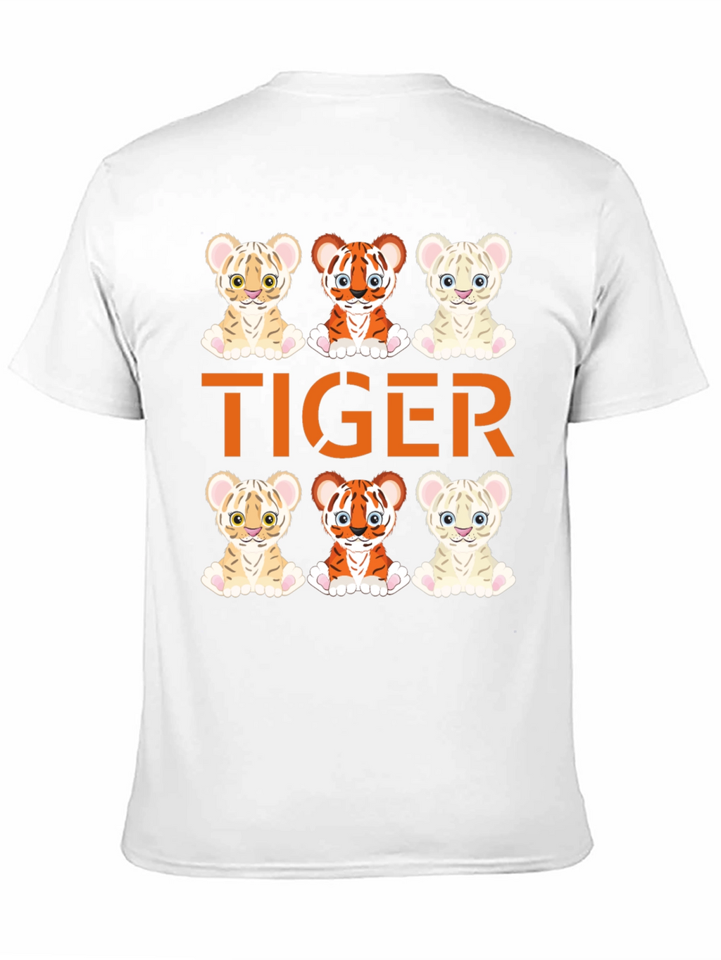 Cute Tiger Cub Graphic Tee - Fun Animal Design