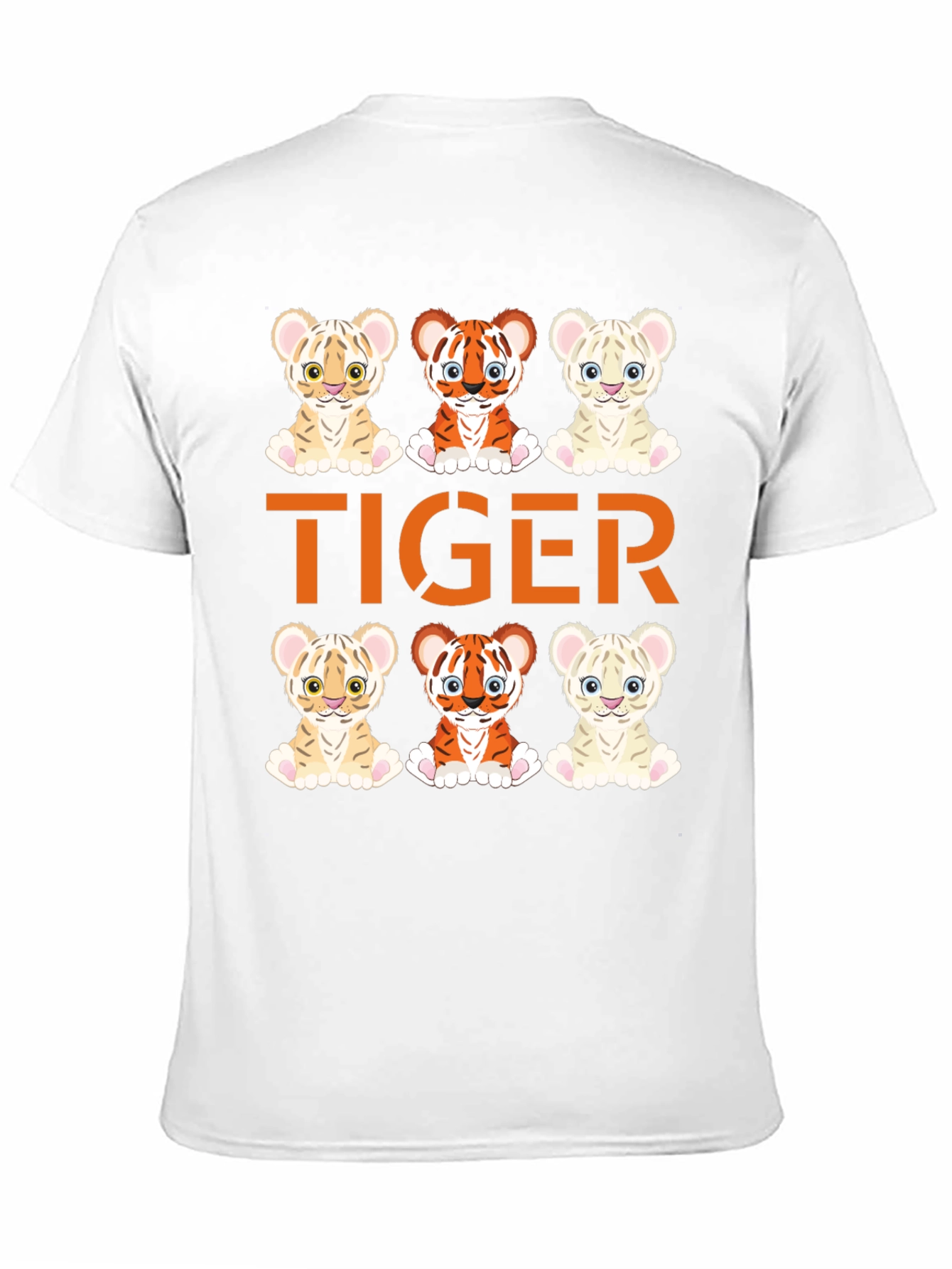 Cute Tiger Cub Graphic Tee - Fun Animal Design