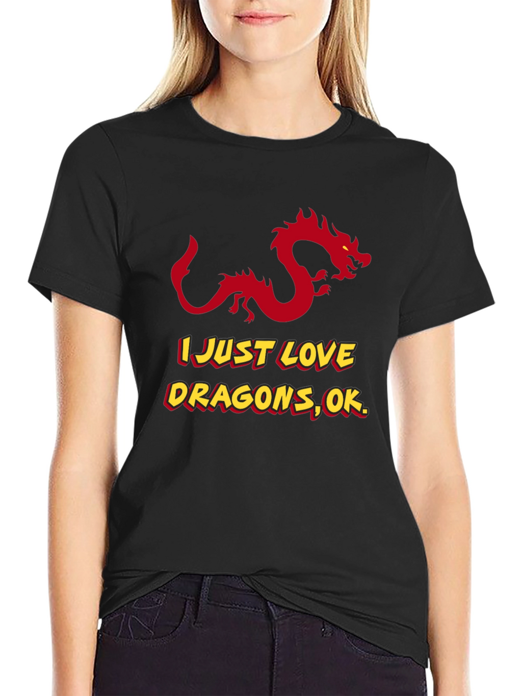 I Love Dragons OK? Graphic Tee
