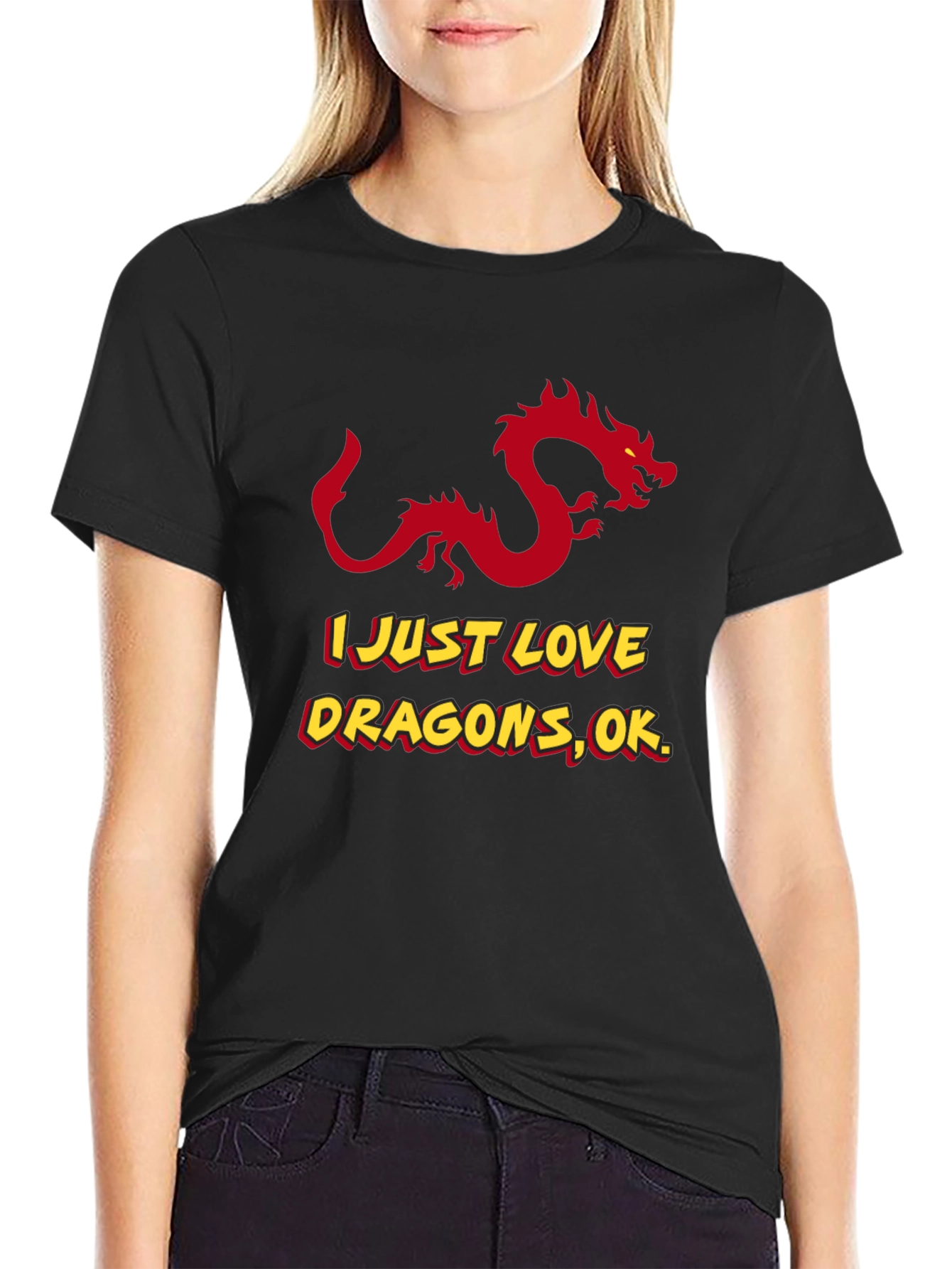 I Love Dragons OK? Graphic Tee