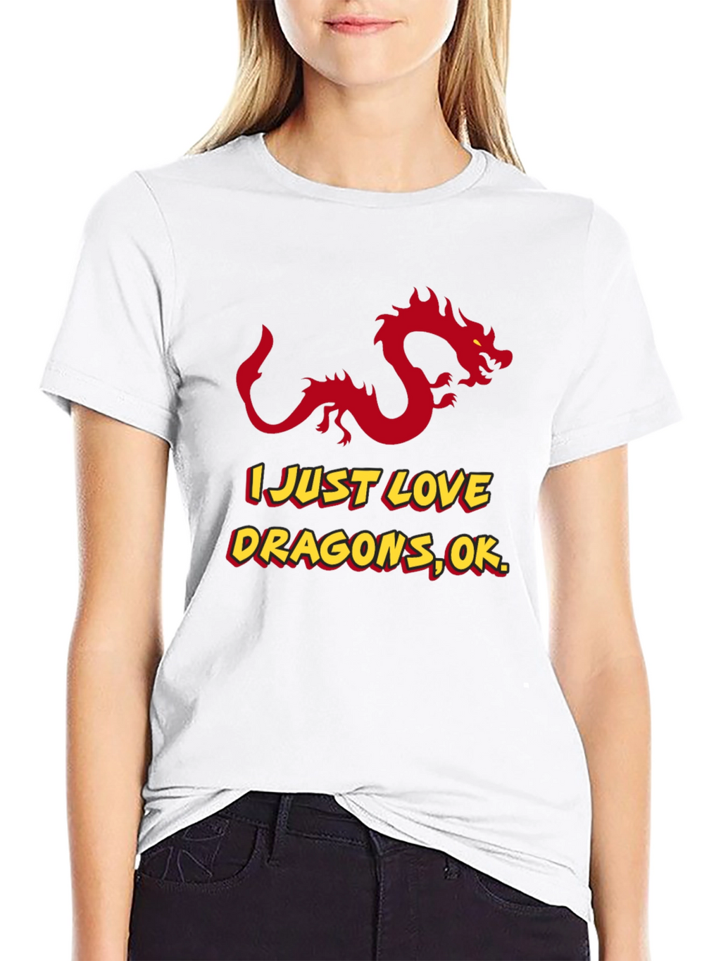 I Love Dragons OK? Graphic Tee