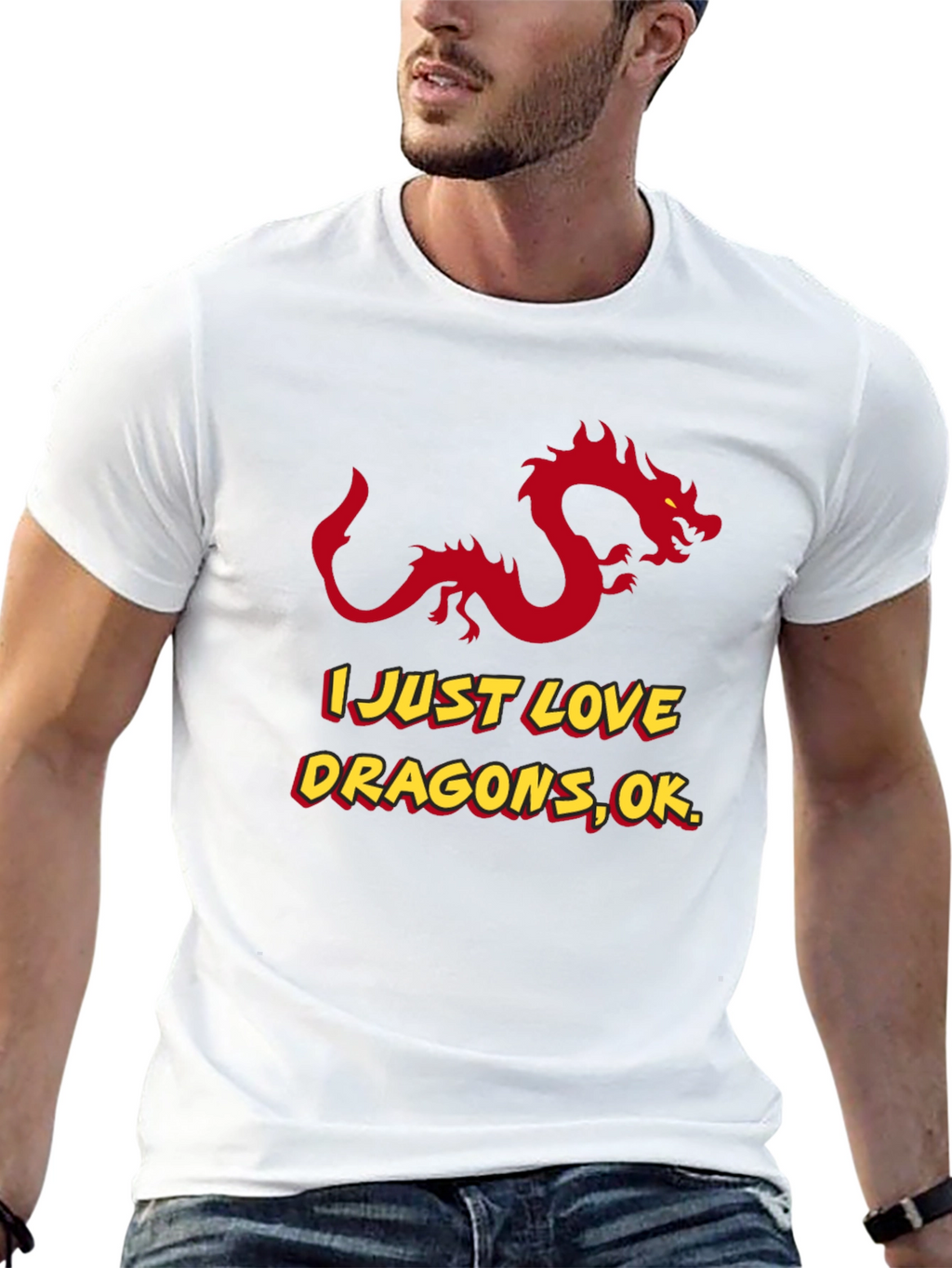 I Love Dragons OK? Graphic Tee
