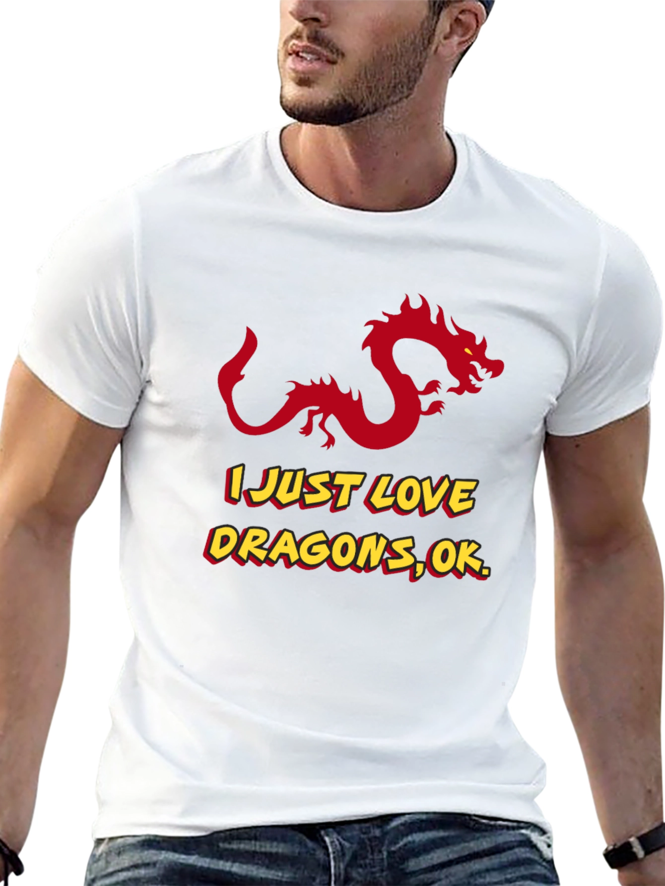 I Love Dragons OK? Graphic Tee