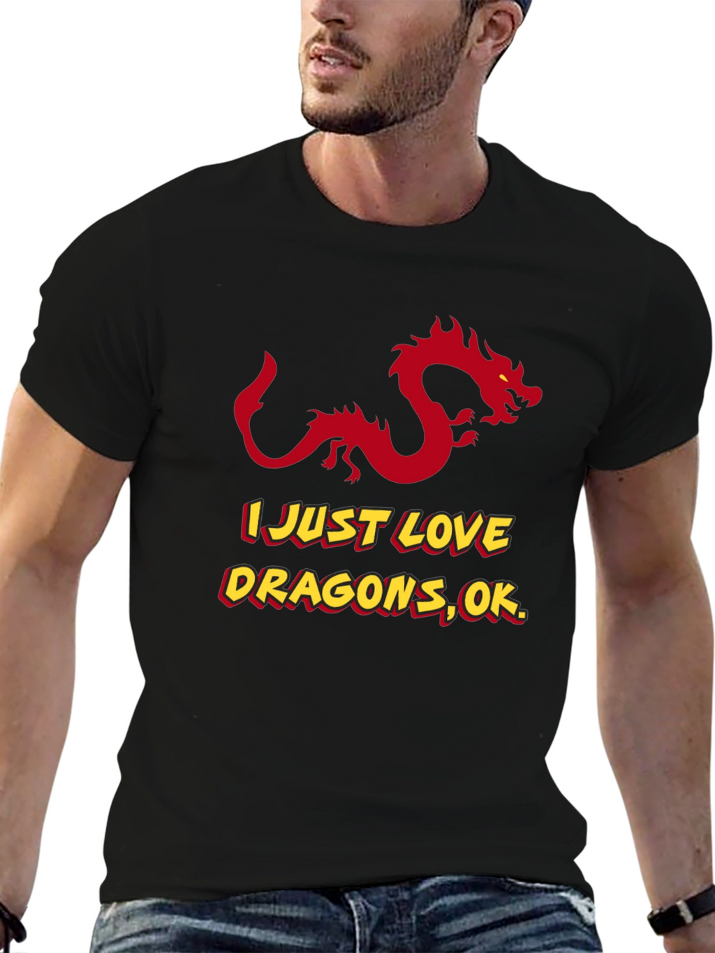 I Love Dragons OK? Graphic Tee