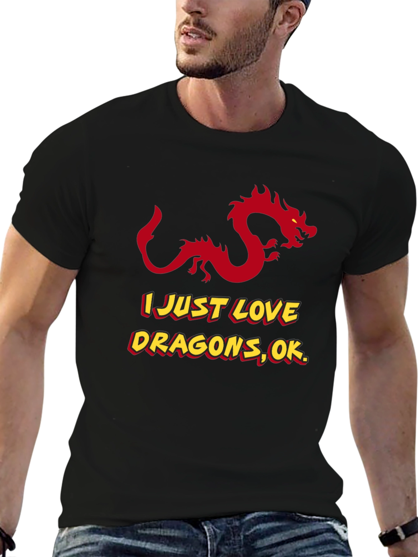 I Love Dragons OK? Graphic Tee