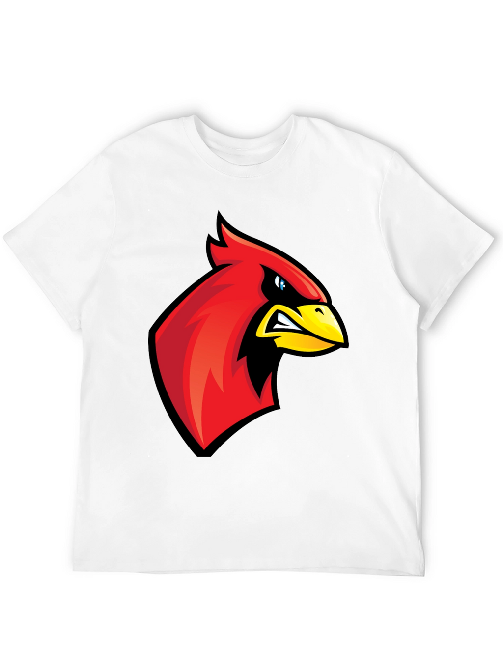 Cardinal Bird Graphic Tee - Mens Black T-Shirt