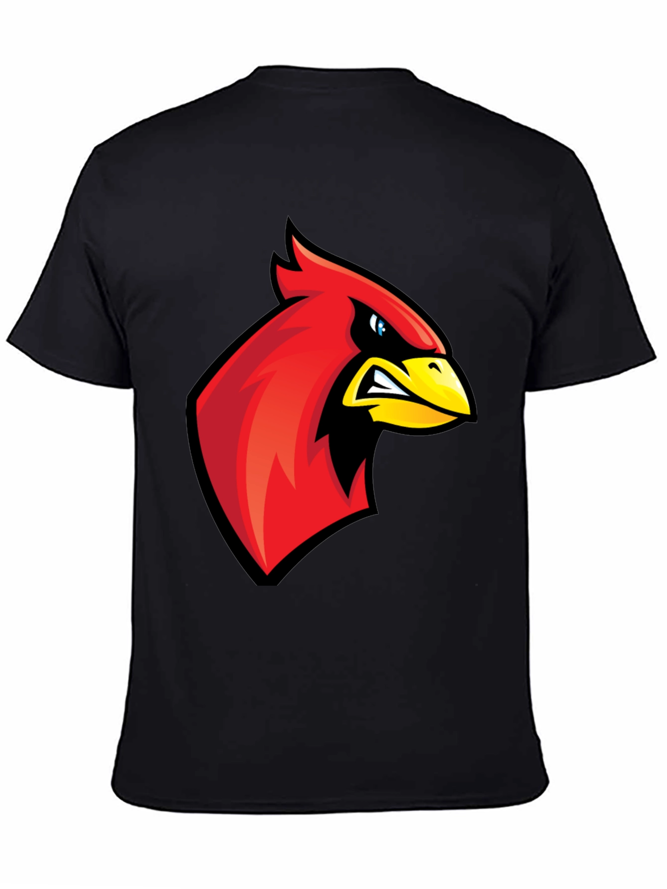 Cardinal Bird Graphic Tee - Mens Black T-Shirt