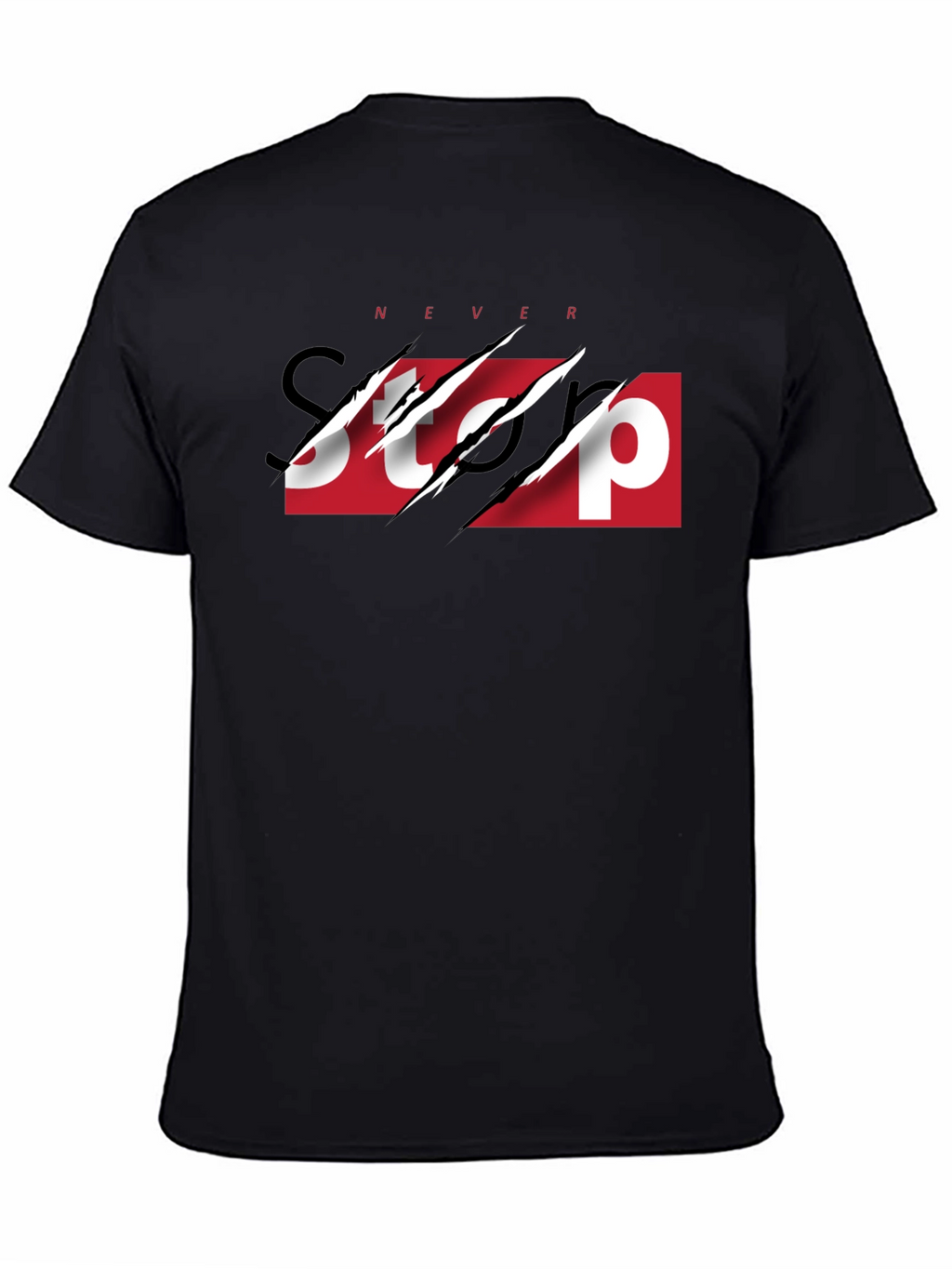 Never Stop Graphic Print Tee