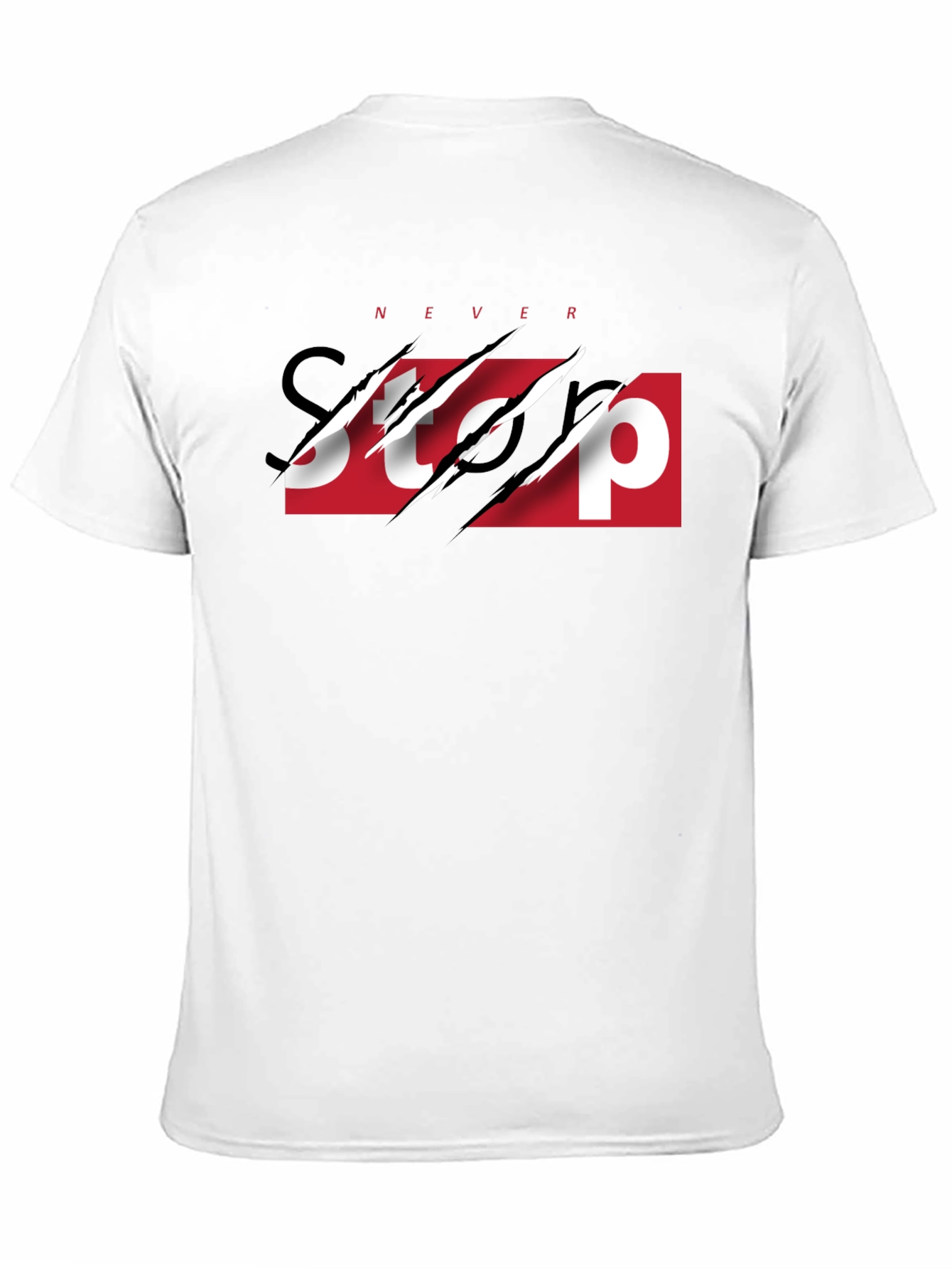 Never Stop Graphic Print Tee