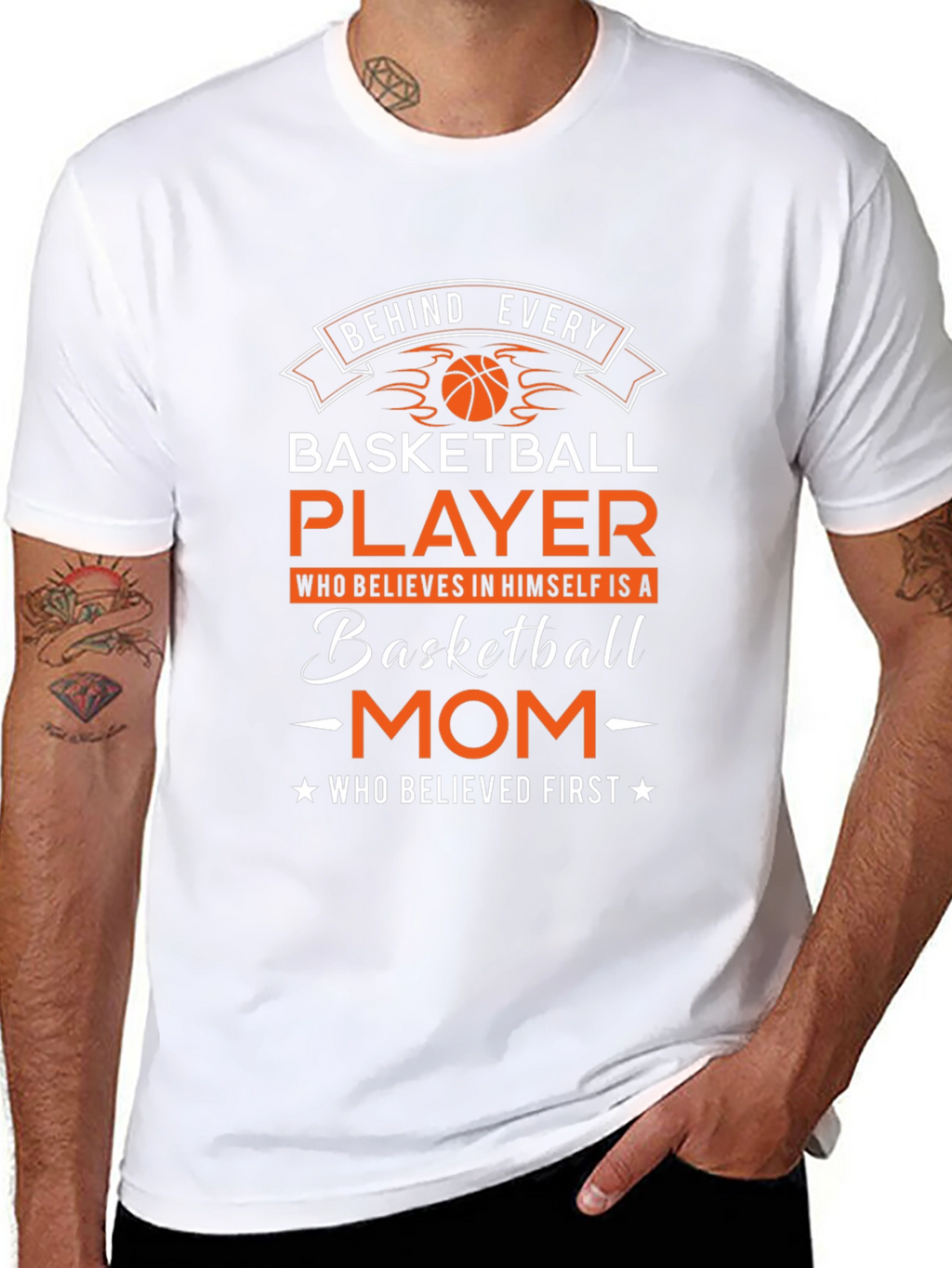 Basketball Mom Graphic T-Shirt
