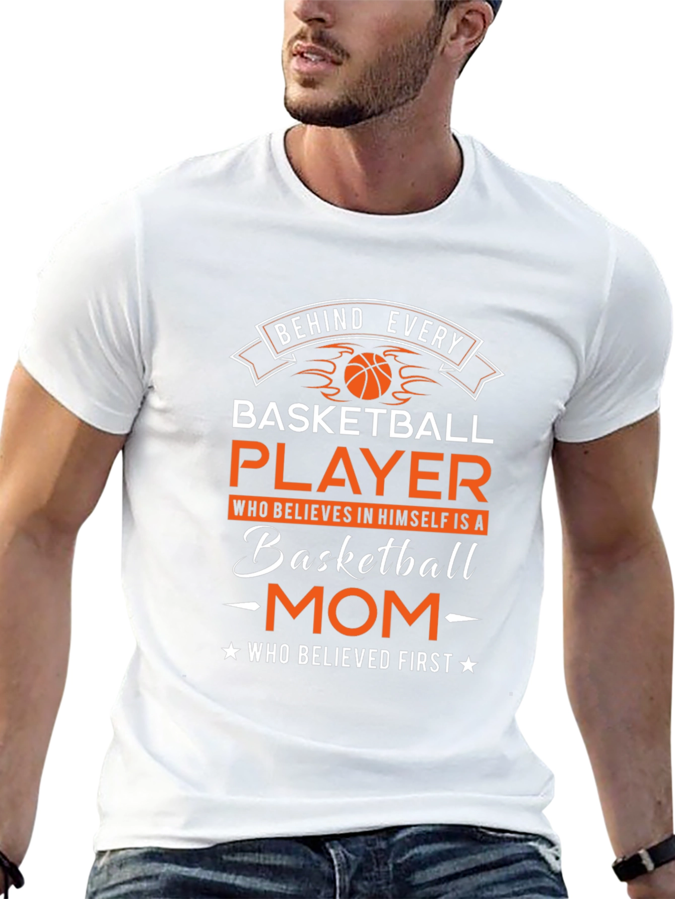 Basketball Mom Graphic T-Shirt