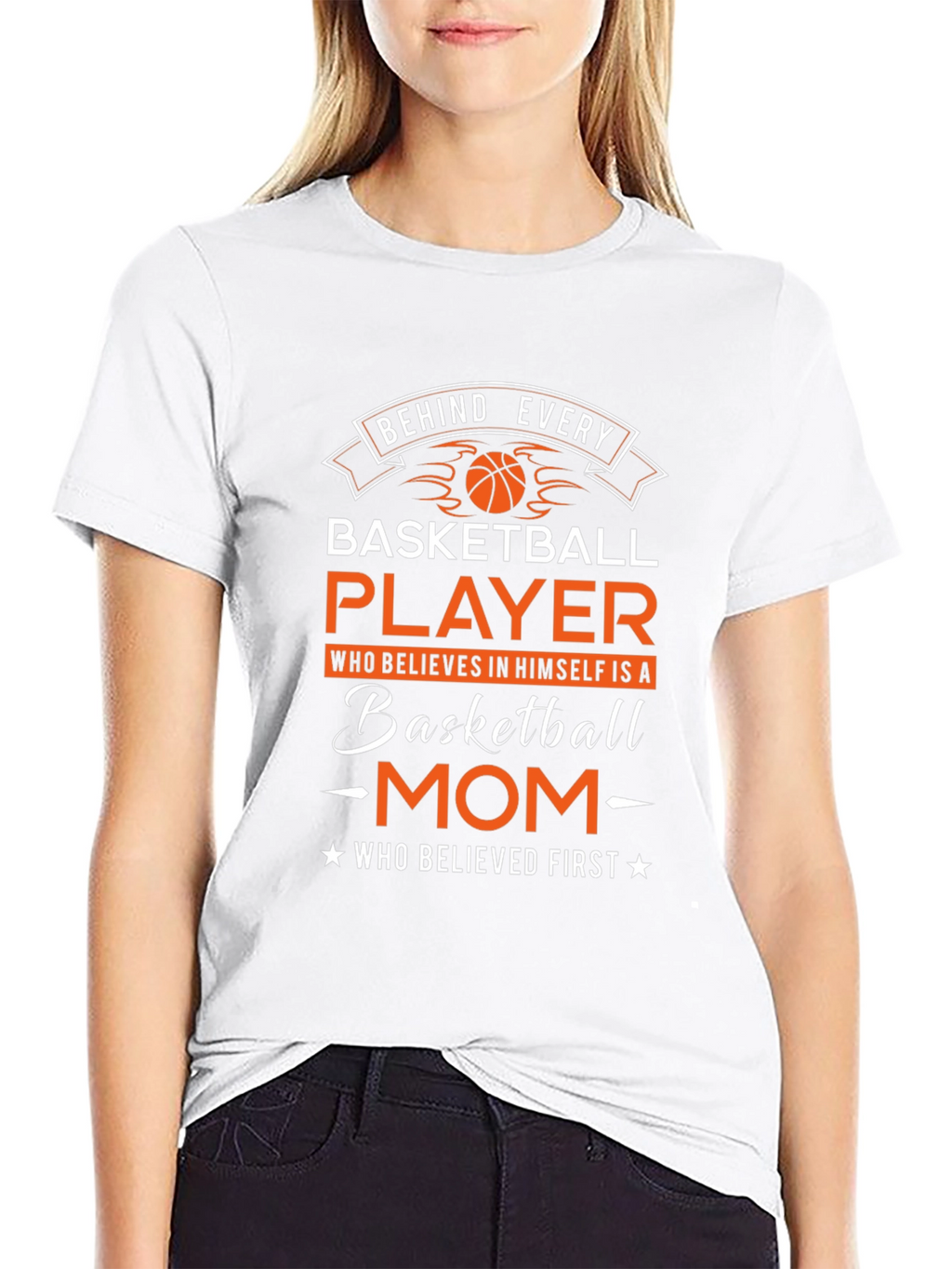 Basketball Mom Graphic T-Shirt