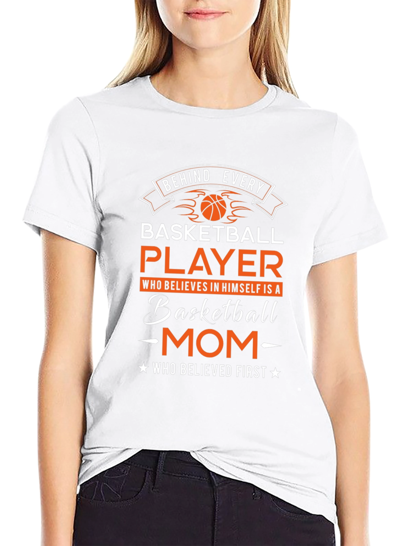 Basketball Mom Graphic T-Shirt