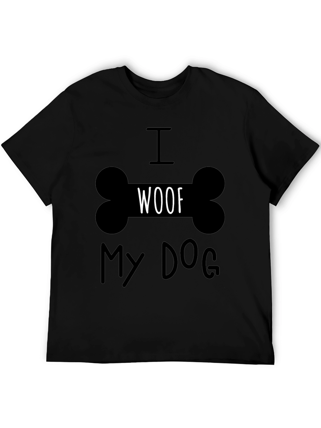 I Woof My Dog T-Shirt -  Cute Dog Lover Tee