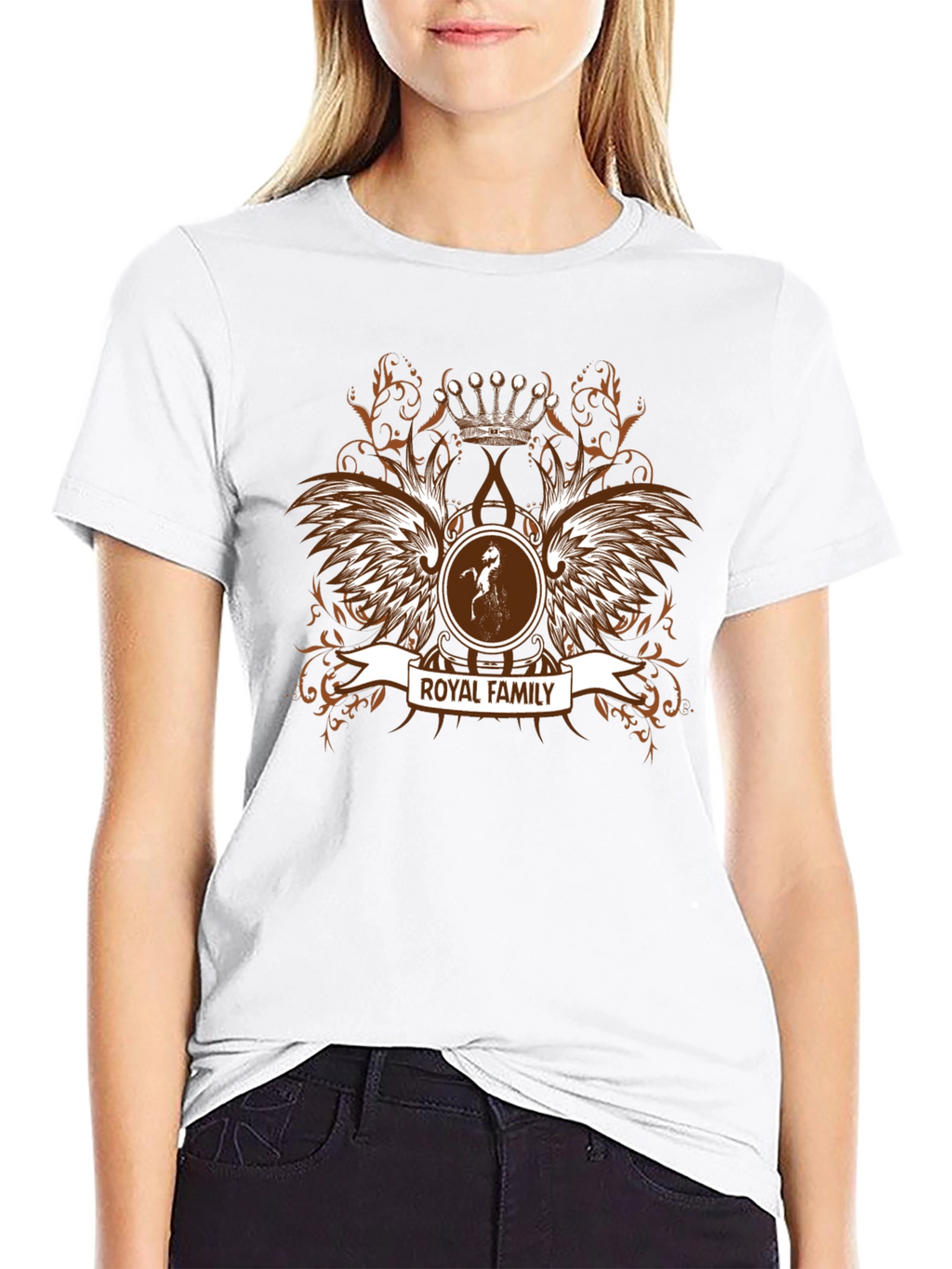 Royal Family Crest Graphic T-Shirt