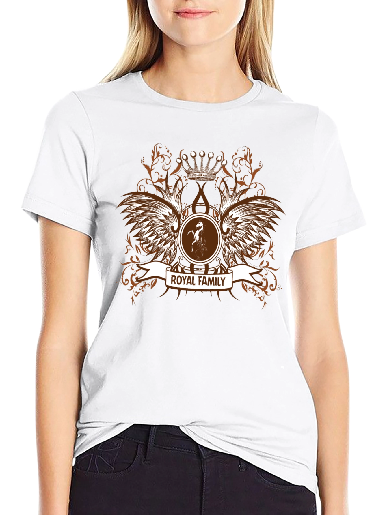 Royal Family Crest Graphic T-Shirt