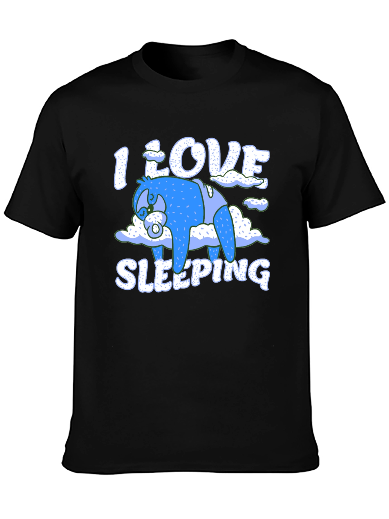 I Love Sleeping Sloth Graphic T-Shirt