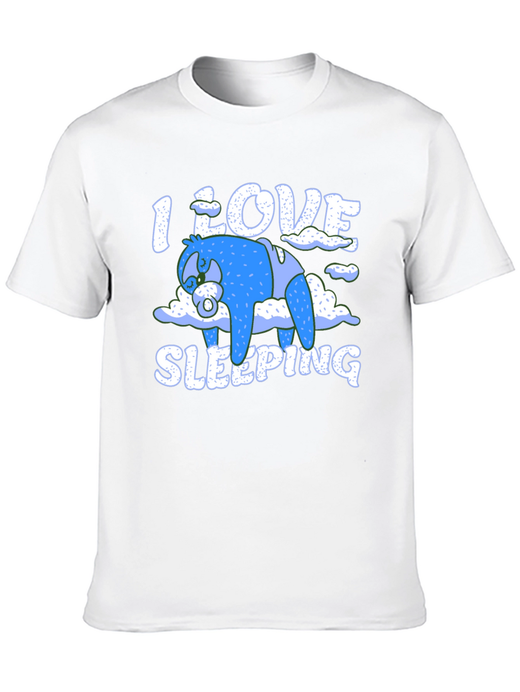 I Love Sleeping Sloth Graphic T-Shirt