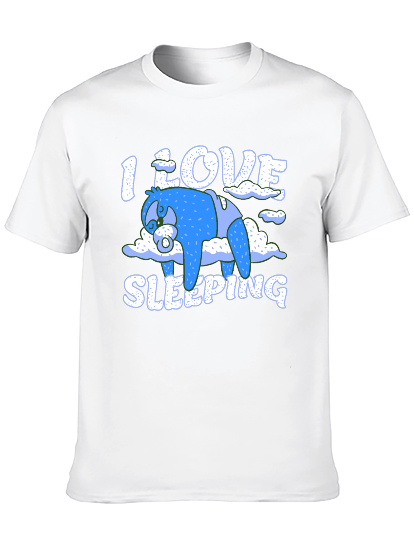I Love Sleeping Sloth Graphic T-Shirt