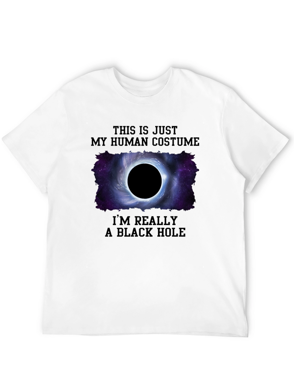 Black Hole Human Costume T-Shirt