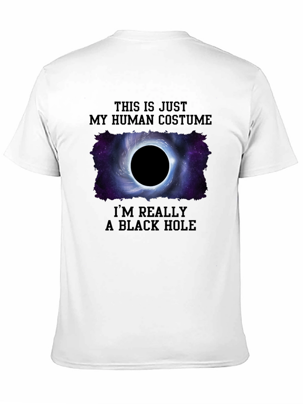 Black Hole Human Costume T-Shirt