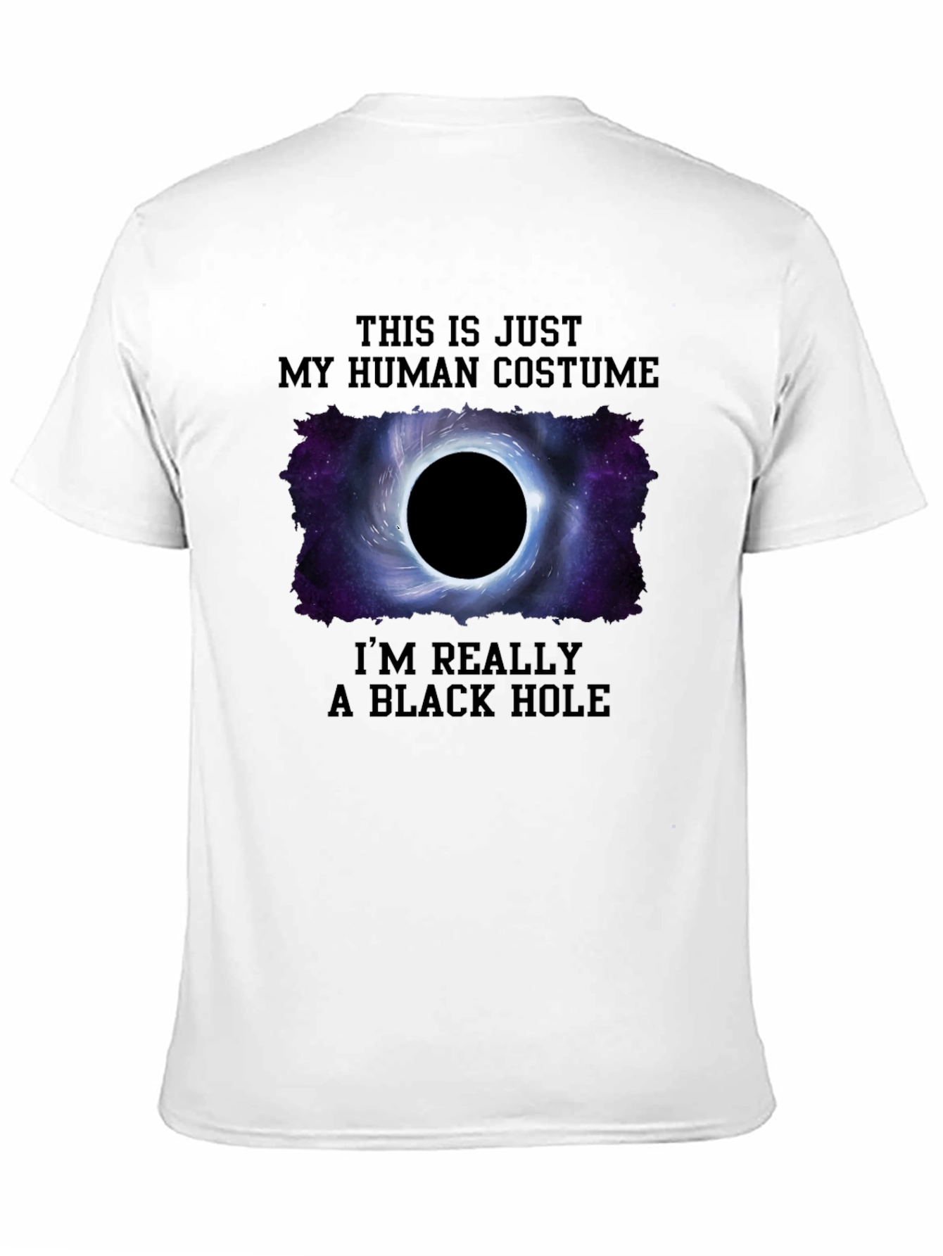 Black Hole Human Costume T-Shirt