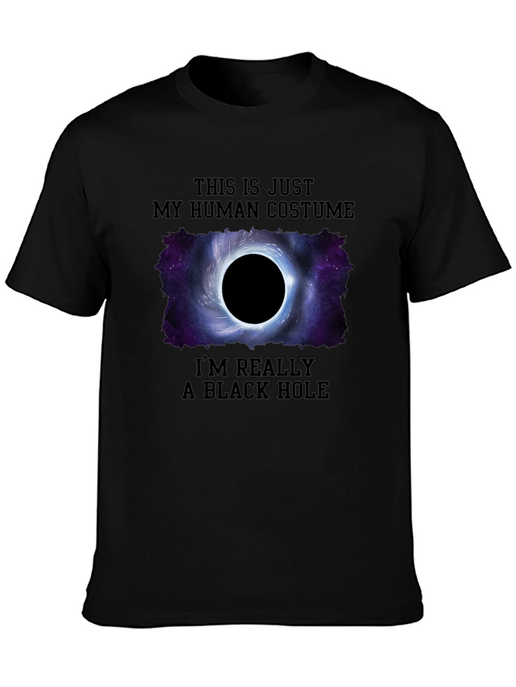 Black Hole Human Costume T-Shirt