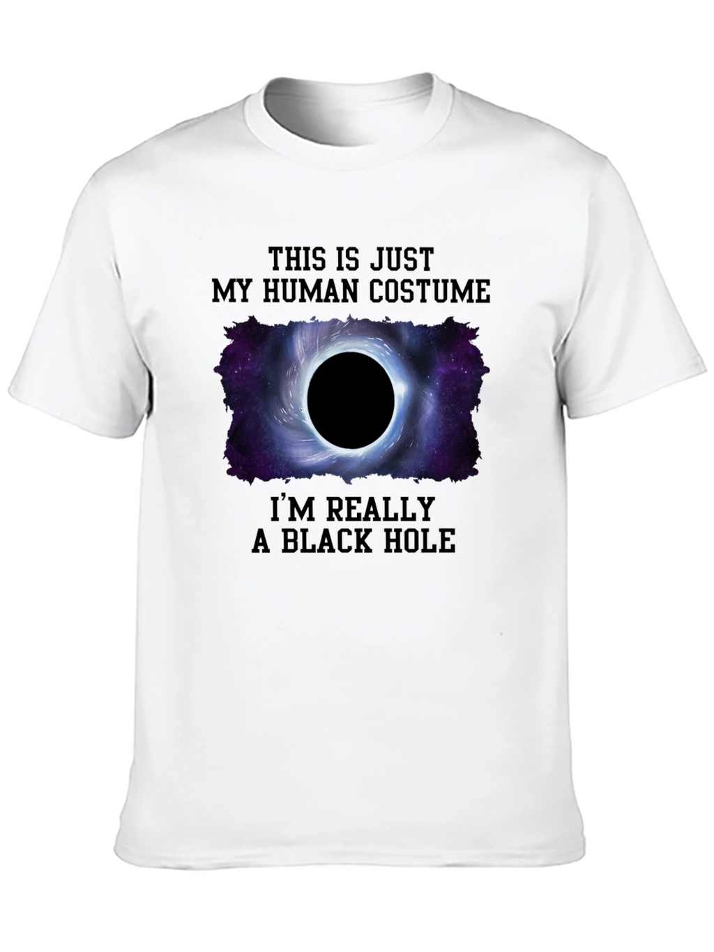 Black Hole Human Costume T-Shirt