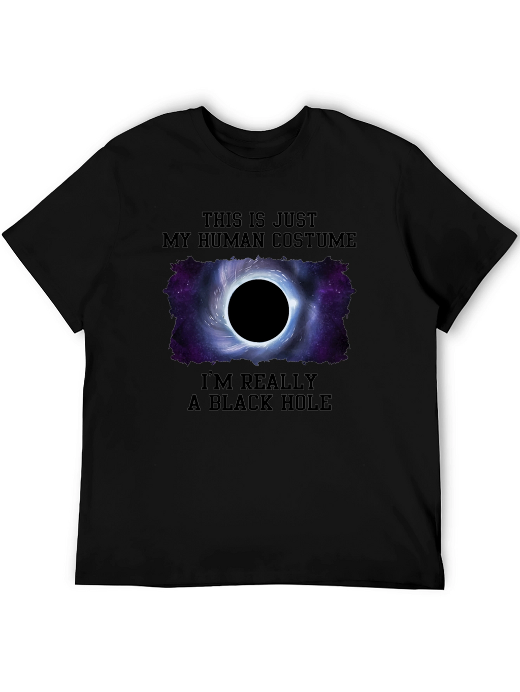 Black Hole Human Costume T-Shirt