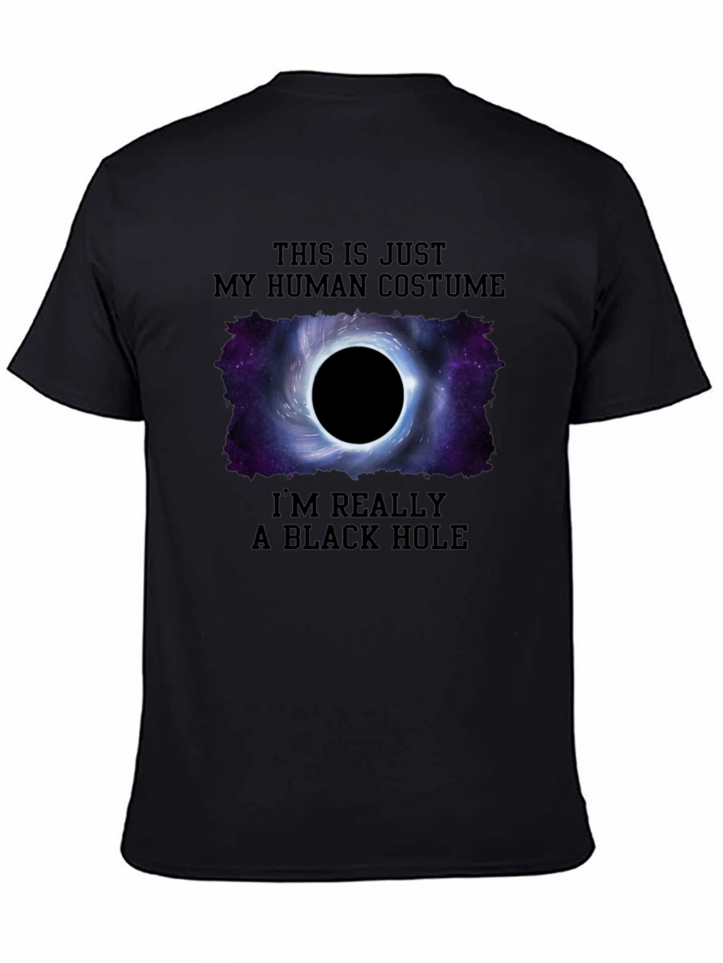 Black Hole Human Costume T-Shirt