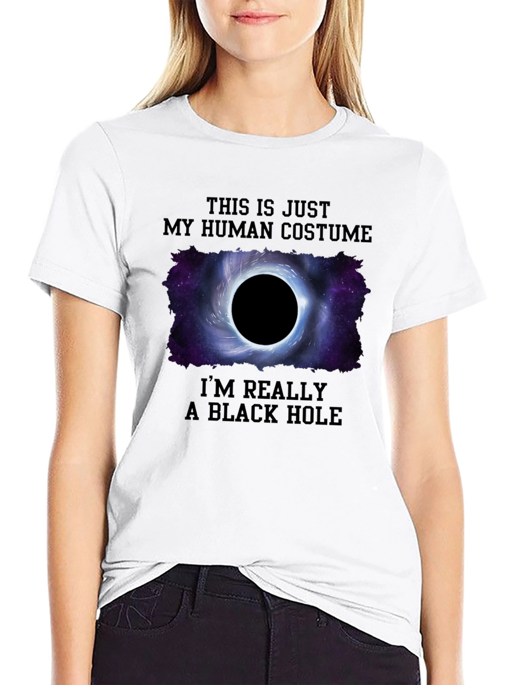 Black Hole Human Costume T-Shirt