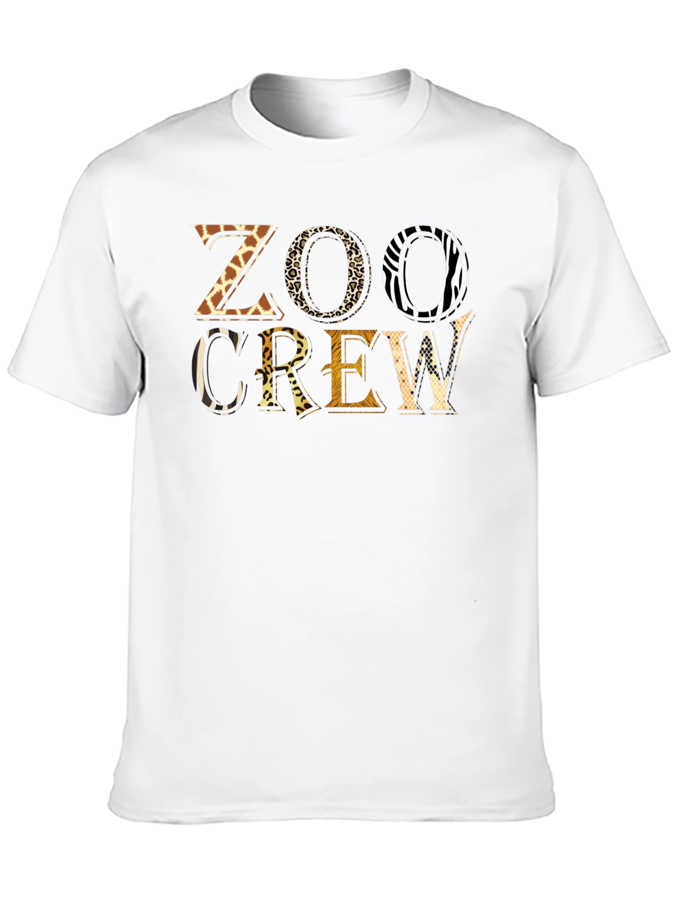 Zoo Crew Animal Print Graphic T-Shirt