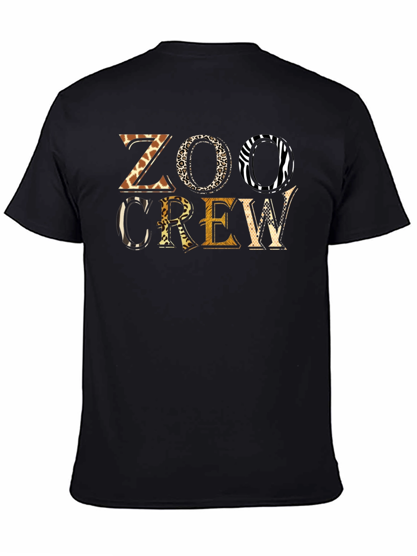 Zoo Crew Animal Print Graphic T-Shirt
