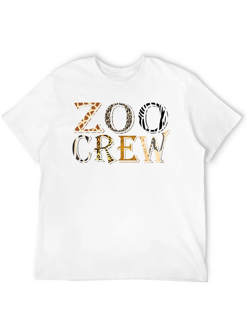 Zoo Crew Animal Print Graphic T-Shirt