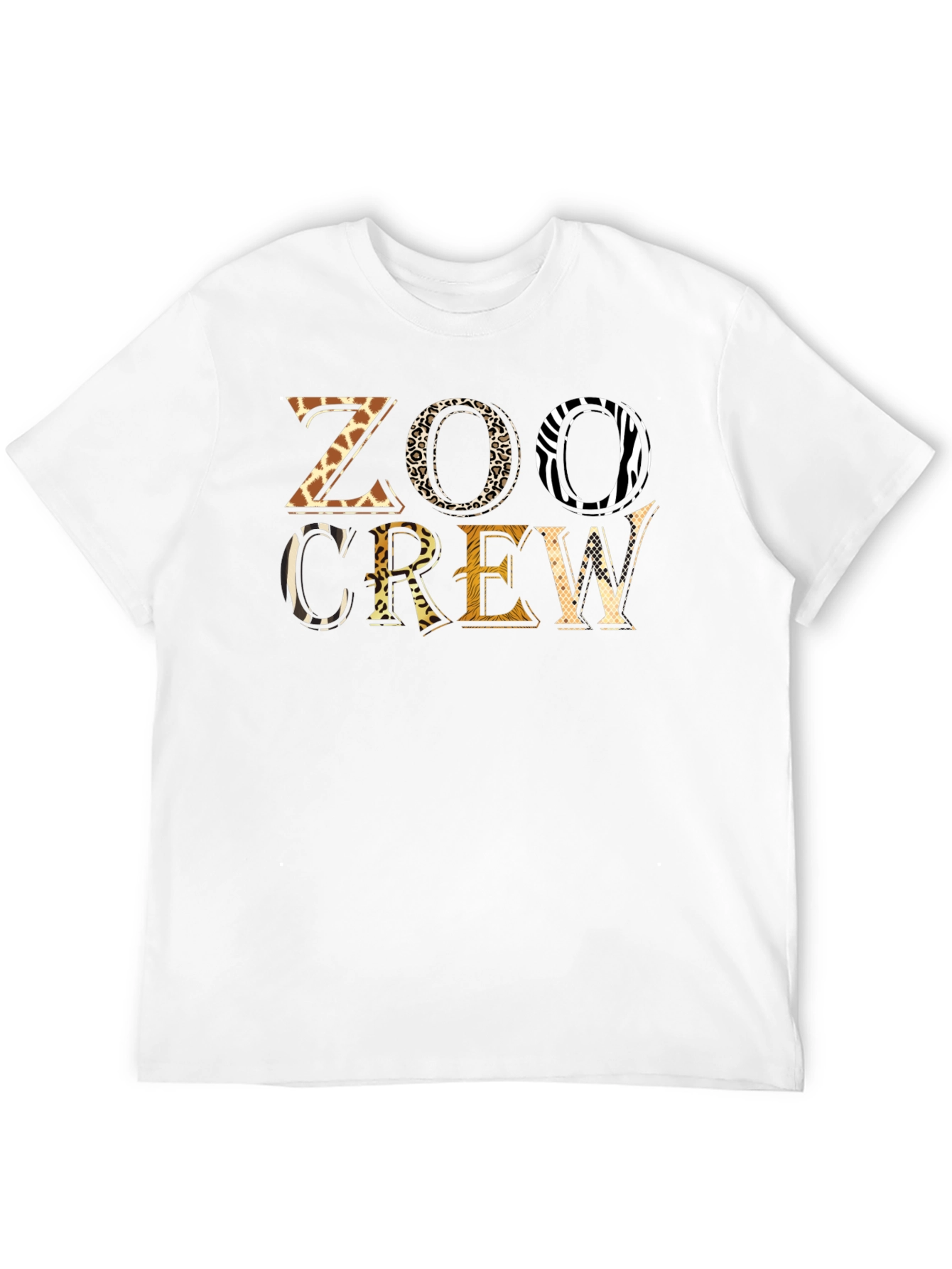 Zoo Crew Animal Print Graphic T-Shirt