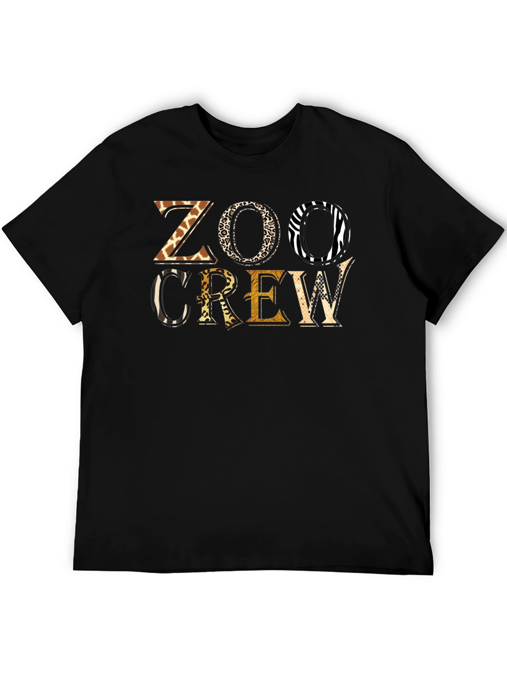Zoo Crew Animal Print Graphic T-Shirt
