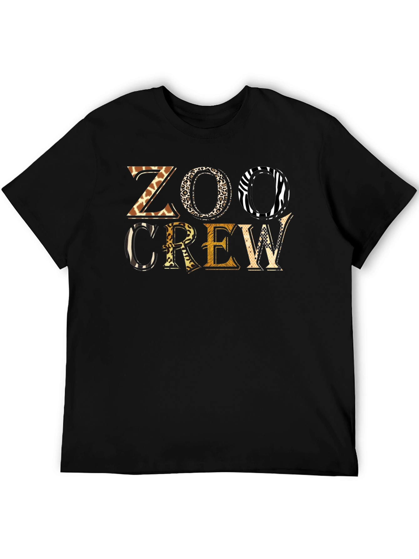 Zoo Crew Animal Print Graphic T-Shirt