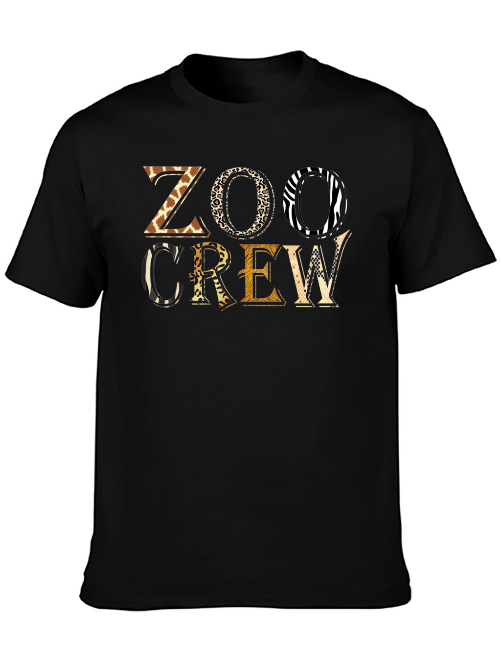 Zoo Crew Animal Print Graphic T-Shirt