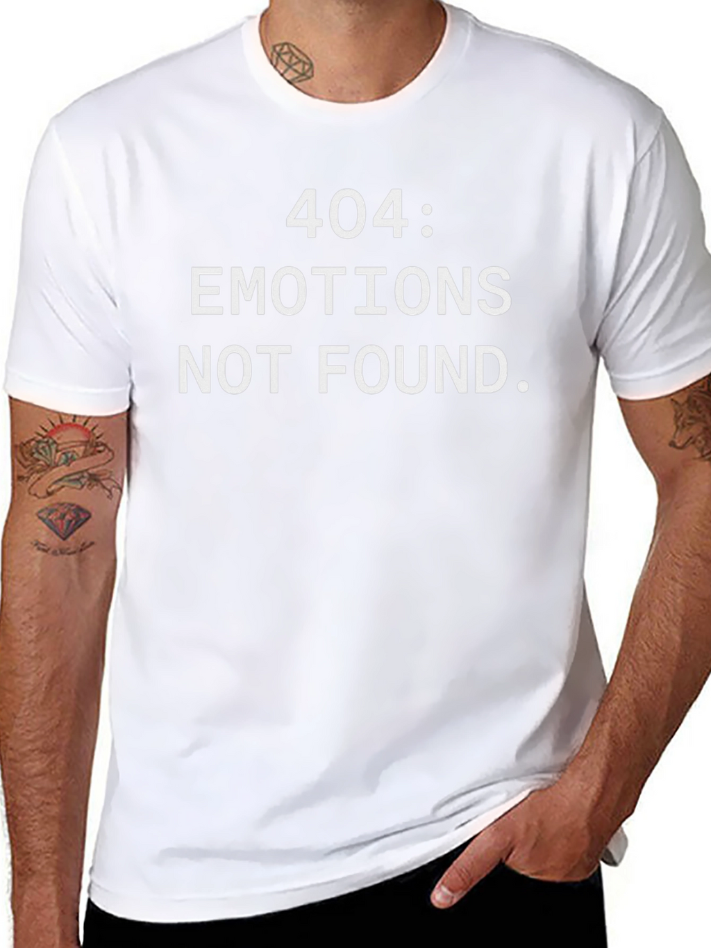 404 Emotions Not Found Graphic T-Shirt