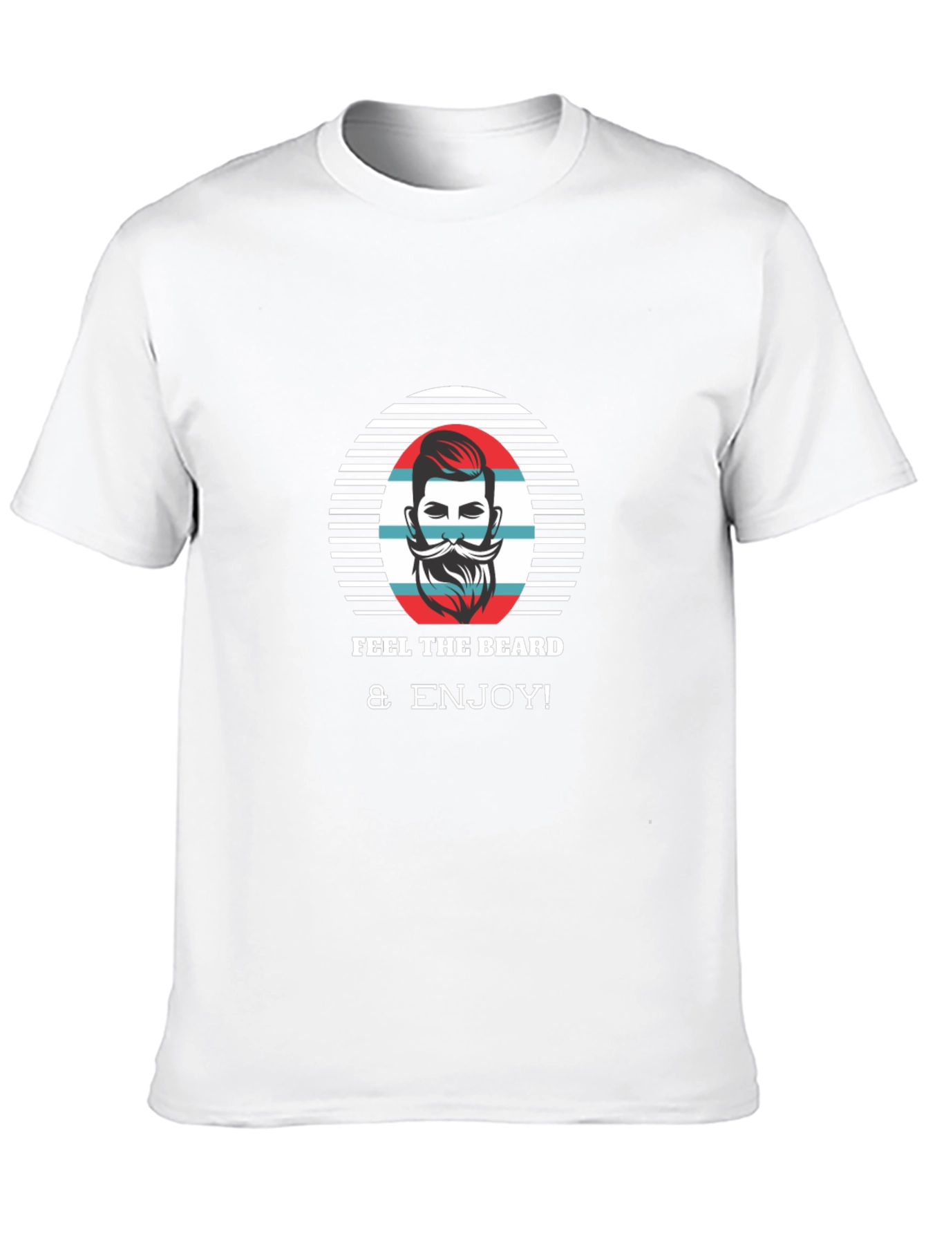 Feel The Beard & Enjoy Black T-Shirt