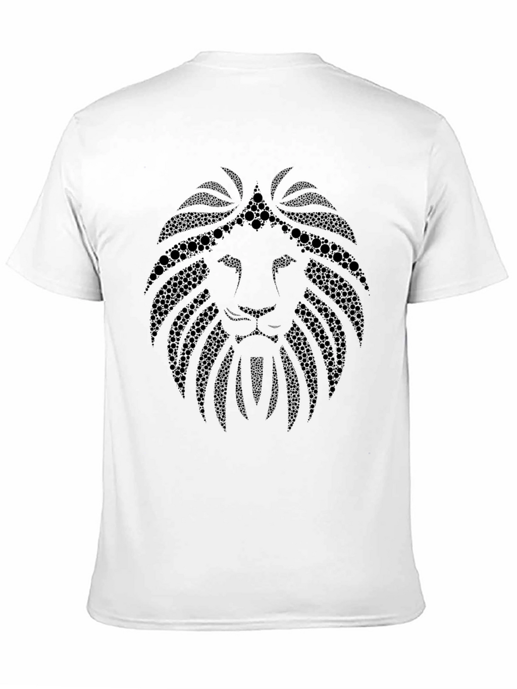 Lion Art Black T-Shirt