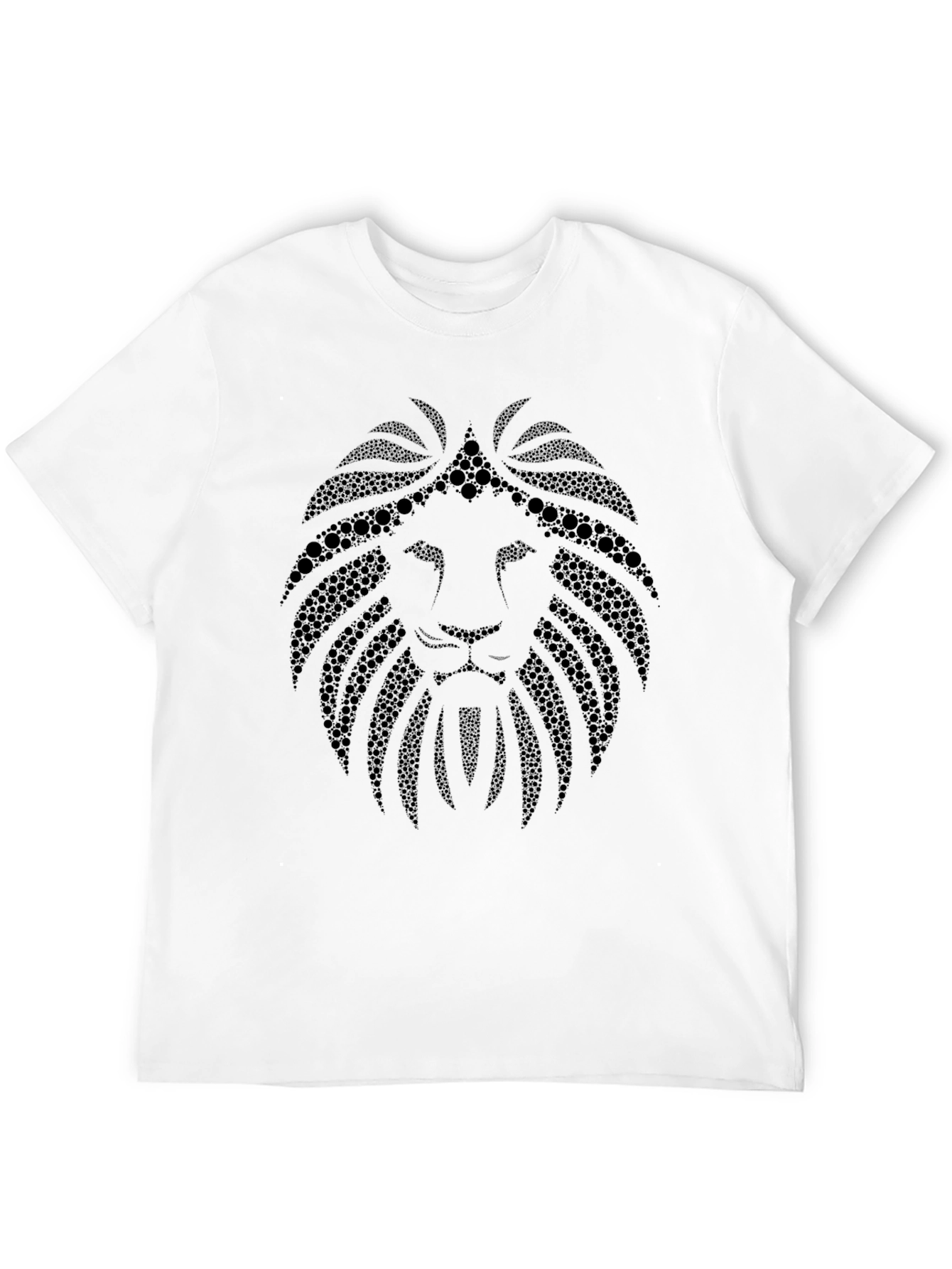 Lion Art Black T-Shirt