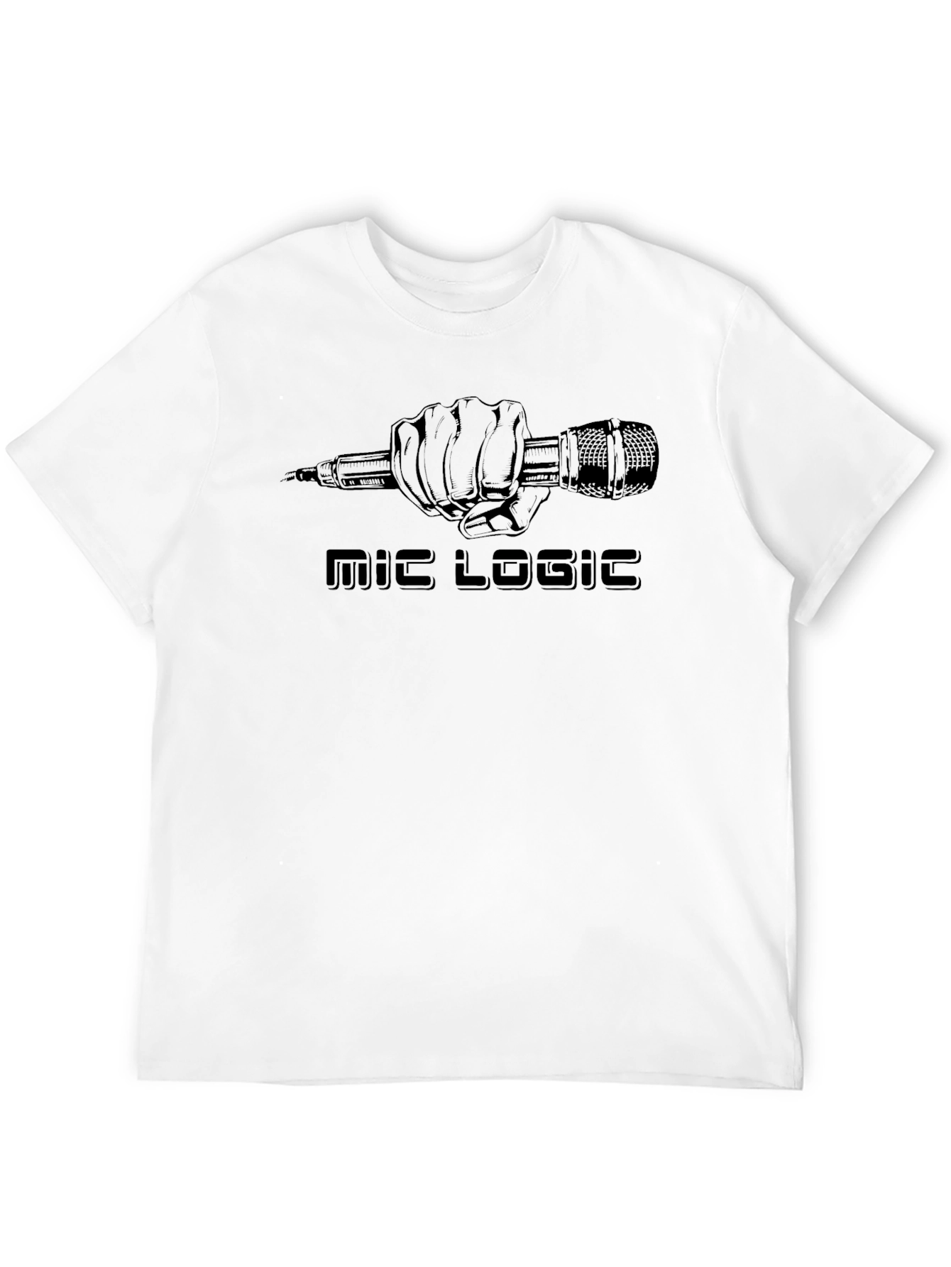Mic Logic Graphic Tee - Black