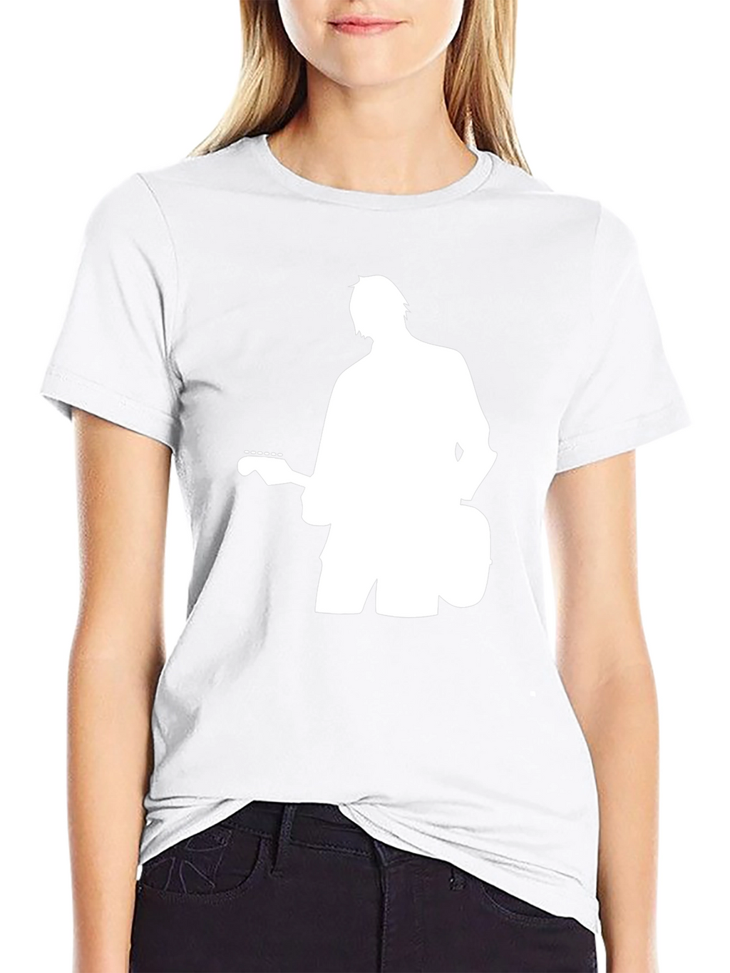 Guitarist Silhouette Black T-Shirt