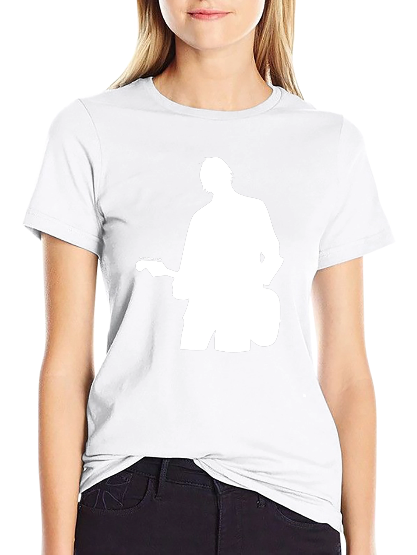 Guitarist Silhouette Black T-Shirt